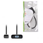 DisplayPort αρσ. - VGA NEDIS CCGP37351BK02