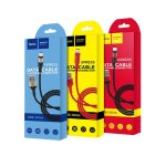 HOCO X26 ΚΑΛΩΔΙΟ LIGHTNING ΦΟΡΤΙΣΗΣ & DATA 1m, BLACK - GOLD