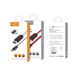 HOCO U29 ΚΑΛΩΔΙΟ ΜΕ ΟΘΟΝΗ TYPE-C ΦΟΡΤΙΣΗΣ & DATA 1.2m, WHITE