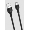 XO NB200 ΚΑΛΩΔΙΟ ΦΟΡΤΙΣΗΣ 2.1A TYPE-C, ΜΑΥΡΟ, 2m