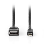 NEDIS Αντάπτορας mini DisplayPort-DisplayPort CCGP37454BK02