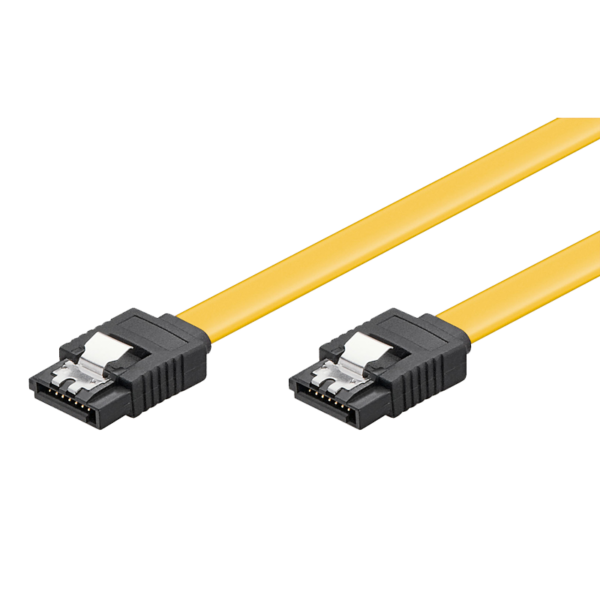 POWERTECH καλώδιο SATA III CAB-W045, 6 Gb/s, 0.70m, κίτρινο