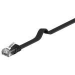 GOOBAY καλώδιο U/UTP CAT6, 95385, flat, AWG 32/7, copper, 20m, μαύρο