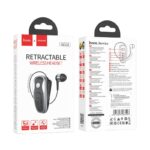 HOCO OZONE OZ118 BUSINESS BLUETOOTH RETRACTABLE EARPHONE, BLACK