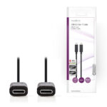 NEDIS Καλώδιο USB 3.2 Gen 1x1 Type-Cb αρσ.- USB Type-C αρσ. 2.00m. CCGP64700BK20