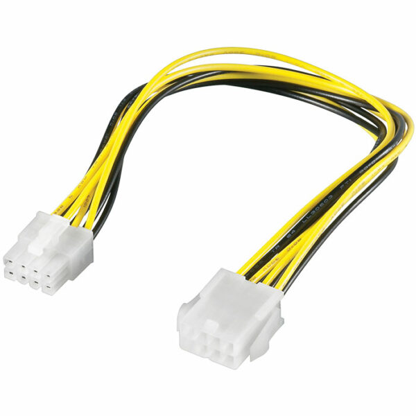 GOOBAY 51361 Προέκταση καλωδίου τροφοδοσίας EPS 8 pin, 28cm