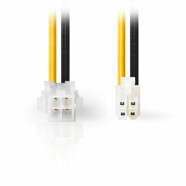 NEDIS CCGP74310VA015 Καλώδιο προέκτασης τροφοδοσίας ATX-12V 4pin αρσ. σε ATX-12V 4pin θηλ. 0.15m .