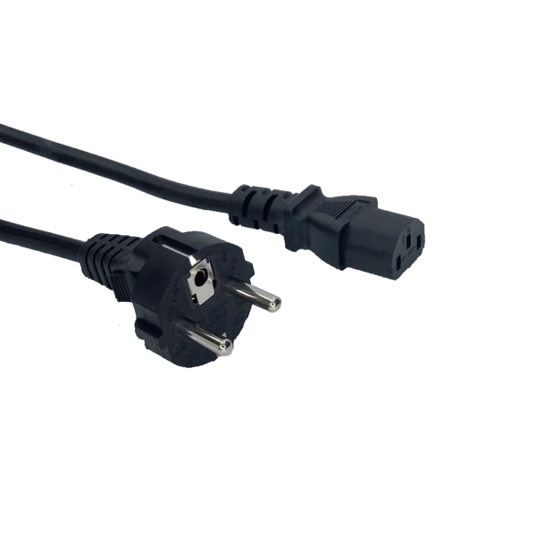 OEM Καλώδιο τροφοδοσίας συσκευών IEC C13 ίσιο 1,5m