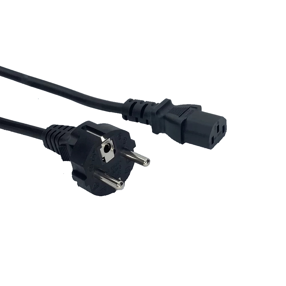 OEM Καλώδιο τροφοδοσίας συσκευών IEC C13 ίσιο 1,5m